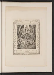 Satan foran Guds trone, 1825.