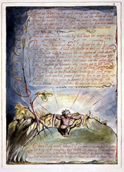 "Silent as Despairing Love", plate 2 fra "America, a Prophecy"