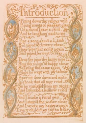 Songs of Innocence, plate 3, introduksjon (Bentley 4)