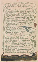 Songs of Innocence and of Experience, plate 35, "Earth's Answer" (Bentley 31)