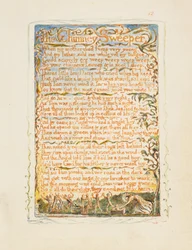 Sanger om uskyld og om erfaring: Skorsteinsfeieren, ca. 1825.