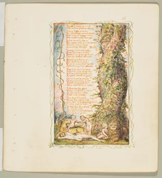 Songs of Innocence and of Experience: The Little Girl Found andre plate, ca. 1825.