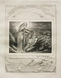 Jobs bok: Pl. 17, jeg har hørt deg med ørets hørsel, men nå mitt øye..., 1825.
