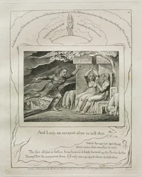 Jobs bok: Pl. 4, Og jeg er bare rømt alene for å fortelle deg, 1825.