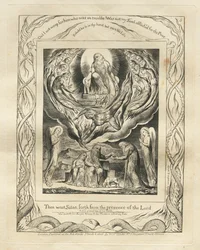 Jobs bok: Pl. 5, Så gikk Satan ut fra Herrens nærhet, 1825.
