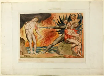 Kretsen av de korrupte tjenestemenn; the Devils Tormenting Ciampolo. Inferno, canto XXII