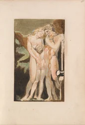 Den første boken til Urizen, plate 18 (Bentley 21)