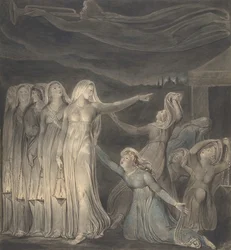 Lignelsen om de vise og tåpelige jomfruer, ca. 1799-1800.