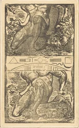 Subiect necunoscut Lăsați-l să privească în sus în cer și să râdă în aerul strălucitor, posibil c. 1805. norvegian