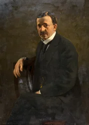 Dr George Lawrence, ca. 1913 (olje på lerret)