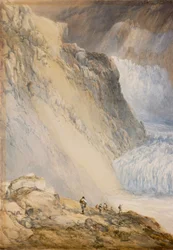 Rhônebreen og Galenstock, sett fra veien over Furkapasset
