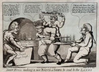 John Bull lager et nytt parti skip for å sende til innsjøene