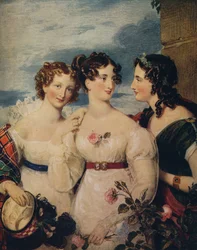 Unionen: Thistle, Rose, Shamrock, c1850