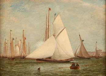 The Finishing Gun (olje på lerret)