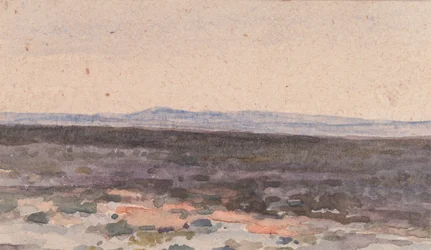 Landskap: Dal med fjell i avstand