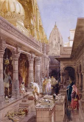 Det gylne tempel, Benares, 1862