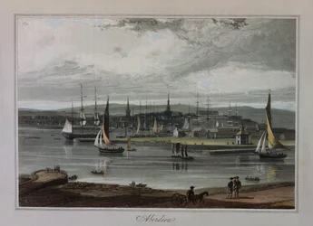 Aberdeen, fra "A Voyage Around Great Britain" av Richard Ayton