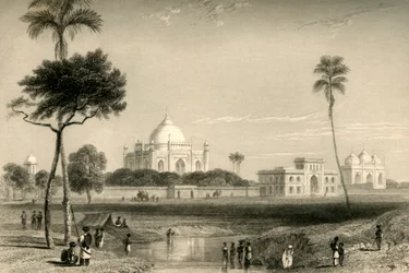 Mausoleum of Sufter Jung, Delhi, 1835.