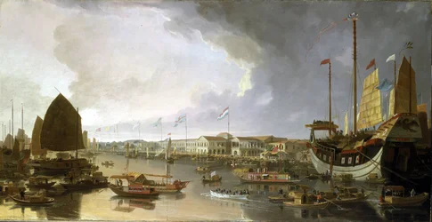 Oversikt over europeiske fabrikker i Canton (Kina), med beskrivelser av navigasjon på Guangdong-elven (eller Pearl River) og et bredt utvalg av båter