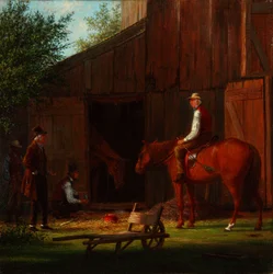 Den syke hesten 1869 (olje på lerret)