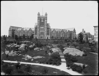 Campus ved City College of New York, sett fra St. Nicholas Avenue, New York City, 13. juli 1914