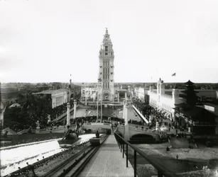 Coney Island Dreamland - utsikt fra toppen av renner, ca. 1910-21