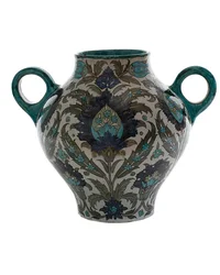 Persisk vase med dobbelt håndtak, 1888-1907