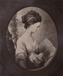 Frøken Elizabeth Stephenson, etterpå grevinne av Mexborough, sent på 1700-tallet 1894