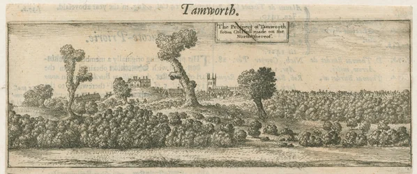 Tamworth - Panorama: kobberplategravering, og [1600-tallet]