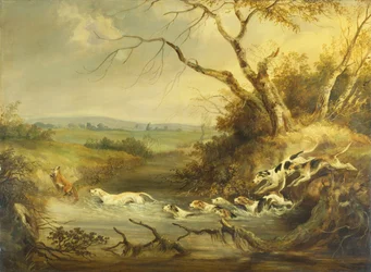 Close to the Kill by the Brook (olje på lerret)