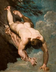 Manlius kastet fra klippen, 1818.