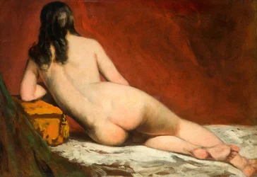 Aktstudie av en liggende kvinne, 1849