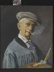The Painter Man (olje på lerret)