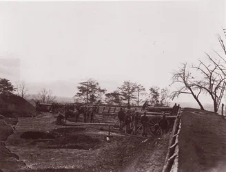 Nær Dutch Gap, Virginia. Fort Brady, ca. 1865.