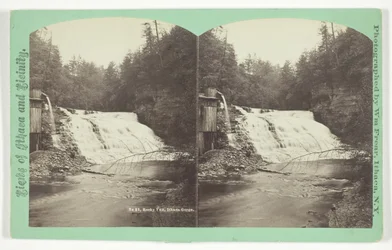 Rocky Fall, Ithaca Gorge, slutten av 1800-tallet.