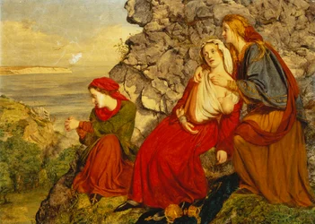An incursion of the danes: Saxon Women Watching the Conflict,