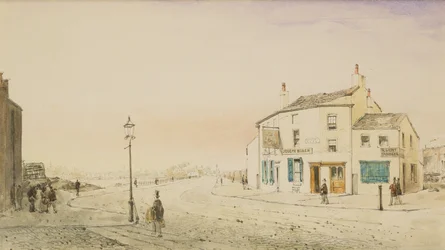 Victoria Road, Bootle (penn og blekk og wc på papir)