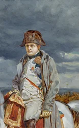 Napoleon i 1814 (etter Meissonier) (olje på papp)
