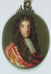 Henry Cavendish, jarl av Ogle (akvarell på elfenben)
