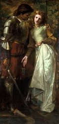 Ophelia og Laertes eller Ophelia Here is Rosemary, 1879.
