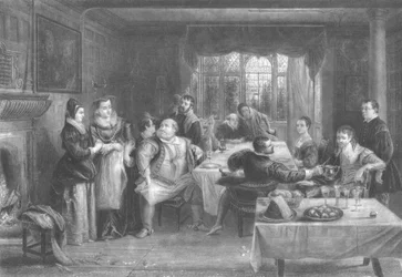 Falstaff og hans venner, 1868.