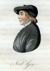 Neil Gow , skotsk felespiller, 1800.