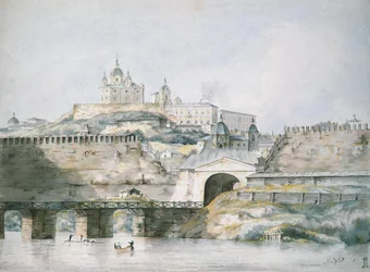 Utsikt over byen Smolensk, 1787