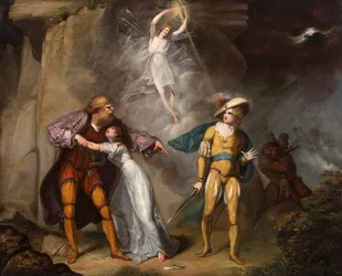 Scene fra «Stormen», ca. 1790 (olje på lerret)