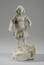 Maquette for Figure of a Girl Running (gips) (se også 440336)