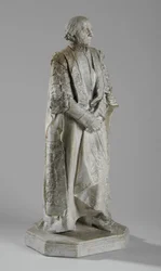 Maquette for statuen av William Ewart Gladstone på The Strand, London, ca. 1905 (gips) (se også 876153)