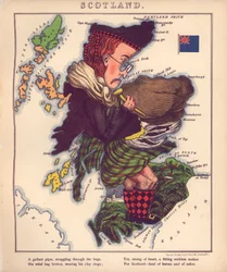 Geografisk moro - humoristiske omriss av forskjellige land, med en introduksjon og beskrivende linjer LOC 84675540-7