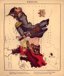 Geografisk moro - humoristiske omriss av forskjellige land, med en introduksjon og beskrivende linjer LOC 84675540-13
