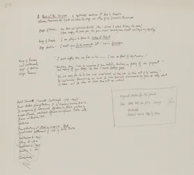Notater til «Et kyss på kongressen», 1818