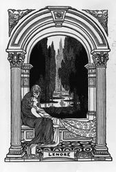 Lenore, fra «Edgar Allan Poes dikt», 1900